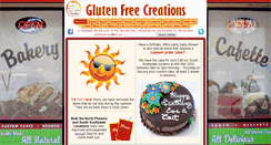 Desktop Screenshot of glutenfreecreations.com